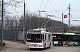 ЗИУ-682Г-016-02 #2341 31-го маршрута разворачивается на конечной станции "Восточная Салтовка"