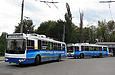 ЗИУ-682Г-016-02 #3322 и #3303 13-го маршрута на дневном отстое на конечной станции "Парк "Зустріч"