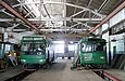 ЗИУ-682 #346 и ЗИУ-682Г-016-02 #3331 в цеху ремонта Троллейбусного депо №3
