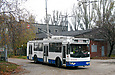 ЗИУ-682Г-016-02 #3335 42-го маршрута выезжает на улицу Свистуна из 3-го троллейбусного депо