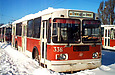 ЗИУ-682 #336 в открытом парке Троллейбусного депо №3 на следующий день после сильного снегопада