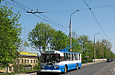 ЗИУ-682 #348 13-го маршрута на Корсиковском путепроводе (Московский проспект)