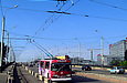 ЗИУ-682 #815 19-го маршрута на проспекте 50-летия СССР следует по Коммунальному путепроводу