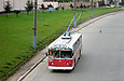 ЗИУ-682 #842 10-го маршрута на проспекте Гагарина перед железнодорожным путепроводом