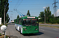 ЗИУ-682 #852 6-го маршрута на проспекте 50-летия СССР возде высоковольной линии в районе улицы Танкопия