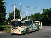 ЗИУ-682 #856 5-го маршрута поворачивает с улицы Садовопарковой на проспект Героев Сталинграда