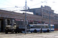 КрАЗ-260 гос.# 379-76ХА и ЗИУ-682 перед производственным корпусом КП "Харьковский вагоноремонтный завод"