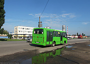 Атаман-А092H2 гос.# АХ0152ВН 1609-го маршрута на Окружной дороге возле перекрестка с проспектом Ильича