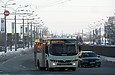 Атаман-А092H6 гос.# АХ1527АА 1605-го маршрута на проспекте Гагарина в районе надземного перехода