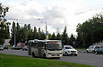 Атаман-А092H6 гос.# AX8809HK 119-го маршрута на проспекте Гагарина в районе железнодорожного путепровода