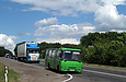 Атаман-А09302 гос.# АХ4292НВ 1629-го маршрута на Лозовеньковском проспекте возле поворота на Родичи