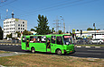 Атаман-А09306 гос.# АХ1513АА 605-го маршрута на проспекте Гагарина в районе железнодорожного путепровода