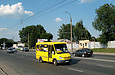 БАЗ-22154 гос.# АХ4418АХ 218-го маршрута на проспекте Гагарина в районе улицы Чугуевской