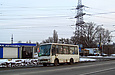 Богдан-А069.21 гос.# AX5919EX 1610-го маршрута на Окружной дороге возле перекрестка с Ново-Баварским проспектом