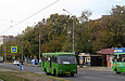 Богдан-А091 гос.# AX0599AA 107-го маршрута на проспекте Героев Сталинграда в районе улицы Монюшко