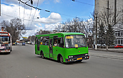 Богдан-А091 гос.# AX0820AA 67-го маршрута на улице Конева напротив одноименной троллейбусной конечной