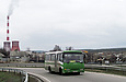 Богдан-А09214 гос.# AX8549BI 1630-го маршрута на развязке автодороги М-03 поднимается на путепровод