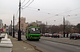 БАЗ-А079.14 гос.# АХ1332СЕ 282-го маршрута на улице Полтавский Шлях на путепроводе имени Магомета Караева