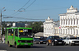 БАЗ-А079.14 гос.# АХ2154ВМ 241-го маршрута поворачивает с улицы Университетской в переулок Мечникова