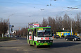 БАЗ-А079.14 гос.# AX0746AA 225-го маршрута на проспекте Льва Ландау пересекает Салтовское шоссе