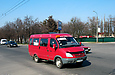 ГАЗ-2705 гос.# АХ5181АО 79-го маршрута на проспекте Гагарина на перекрестке с улицами Каштановой и Азербайджанской