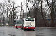 Irisbus Citelis 18M гос.# AX0641MP временного маршрута 147э возле станции метро "Индустриальная" выезжает с терминала на проспект Героев Харькова