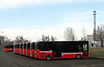 Автобусы Karsan Atak на площадке в Салтовском трамвайном депо