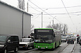 ЛАЗ-А183F0 гос.# АХ2690ВМ 1354-го маршрута в Рогатинском проезде в районе Ивановского переулка