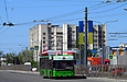 ЛАЗ-А183F0 гос.# АХ4432ВЕ 304-го маршрута на проспекте Гагарина в районе улицы Зерновой