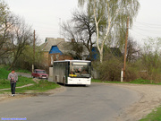 ЛАЗ-А183F0 гос.# АХ5854ВВ 193-го маршрута в Березовке на улице Чапаева