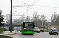 ЛАЗ-А183D1 гос.# АХ0032АА 119-го маршрута на проспекте Гагарина в районе железнодорожного путепровода