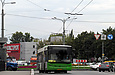 ЛАЗ-А183D1 гос.# АХ1081АА 119-го маршрута на улице Гамарника следует по Подольскому мосту