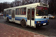 ЛАЗ-52523, гос.# 246-65 XA, на улице Сумской, возле Оперного театра