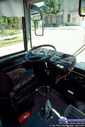 Кабина водителя автобуса ЛАЗ-52528