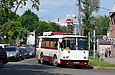 ЛАЗ-695Н гос.# 122-19ХА поворачивает с улицы Мельникова на улицу Гражданскую
