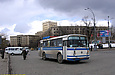 ЛАЗ-695НГ гос.# 004-85ХА 119-го маршрута на площади Свободы