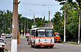 ЛАЗ-695Н гос.# 009-66ХА на улице Октябрьской в районе Серпуховского переулка в Балаклее
