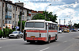 ЛАЗ-695Н гос.# 009-66ХА на улице Октябрьской в районе Серпуховского переулка в Балаклее
