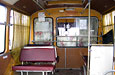 ЛиАЗ-677М 012-13 ХА, пассажирский салон, вид на кабину водителя
