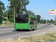 МАЗ-206 гос.# АХ8375ВК 592-го маршрута в Песочине на Полтавском шоссе