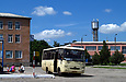 МАЗ-256.100 гос.# АХ0369АА маршрута Зачепиловка — Красноград на автостанции в Зачепиловке