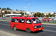 Mazda-E2200 гос.# 015-55XA 77-го маршрута на проспекте Ленина возле станции метро "Ботанический сад"