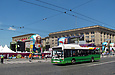 Mercedes-Benz O405N2Ü CNG гос.# ВІ3302АА 88-го маршрута на улице Сумской возле Фан-зоны "Металлист" на площади Свободы