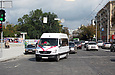 Mercedes-Benz Sprinter 315 CDI гос.# АХ1219ЕВ поворачивает с улицы Сумской на улицу Рымарскую