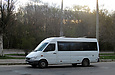 Mercedes-Benz Sprinter 313CDI гос.# AX6359AT 200-го маршрута на улице Роганской в районе железнодорожной станции Рогань