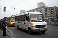 Mercedes-Benz Vario 512D гос.# АХ9776ВА 45-го маршрута на проспекте Ленина возле перекрестка с улицами Космической и Ляпунова