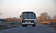 ПАЗ-3205 гос.# AX1295AM на мосту через Северский Донец между Червоным Донцом и Андреевкой