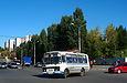 ПАЗ-32054 гос.# AX2862AH 282-го маршрута поворачивает с улицы Новгородской на улицу Клочковскую