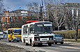 ПАЗ-32054 гос.# AX3714AK 3-го городского маршрута в Купянске на улице 1-го Мая
