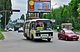 ПАЗ-32054 гос.# АХ4450АЕ 305-го маршрута на улице Клочковской на перекрестке с улицей 23-го Августа